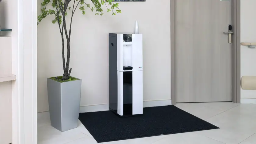 A water cooler in an office