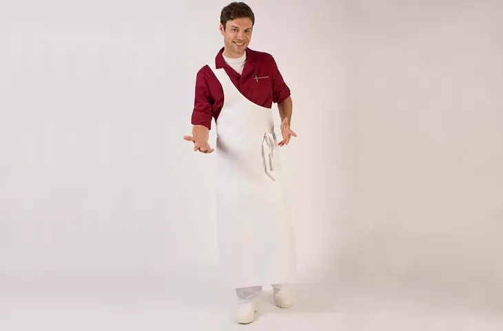 Butcher's apron with a strap