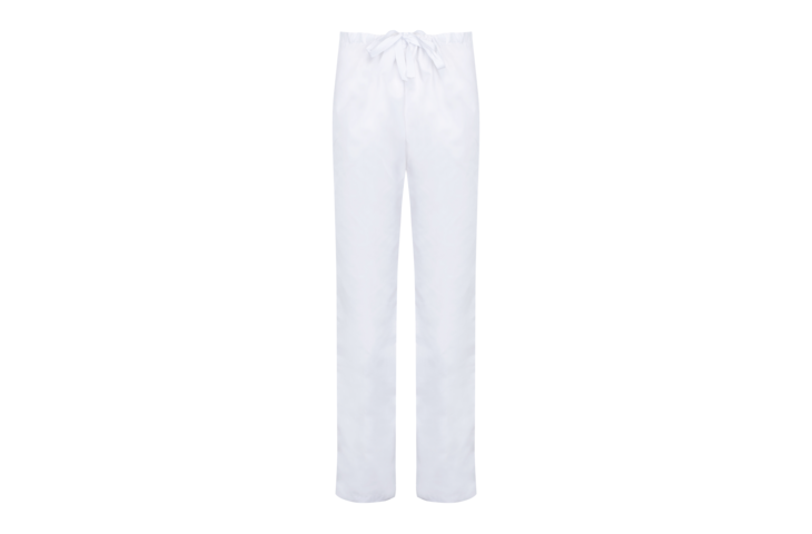 White scrub suit trousers