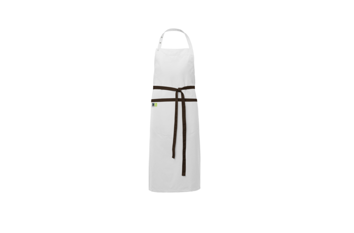 White Siena Bio's Fair apron