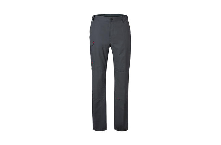 Grey and red Epitech trousers