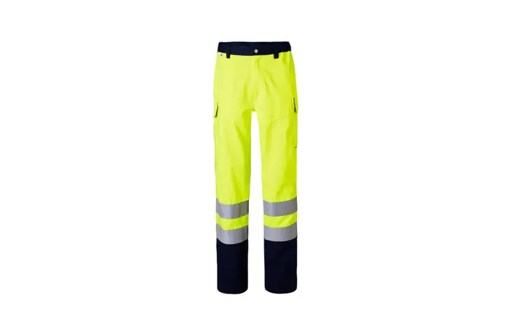 Yallow and navy blue Epishine trousers