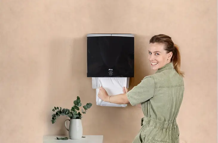 essuie-main en coton bobine recyclée