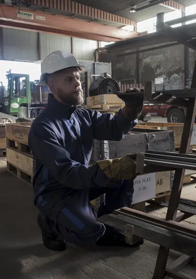 Bleu de travail industrie 